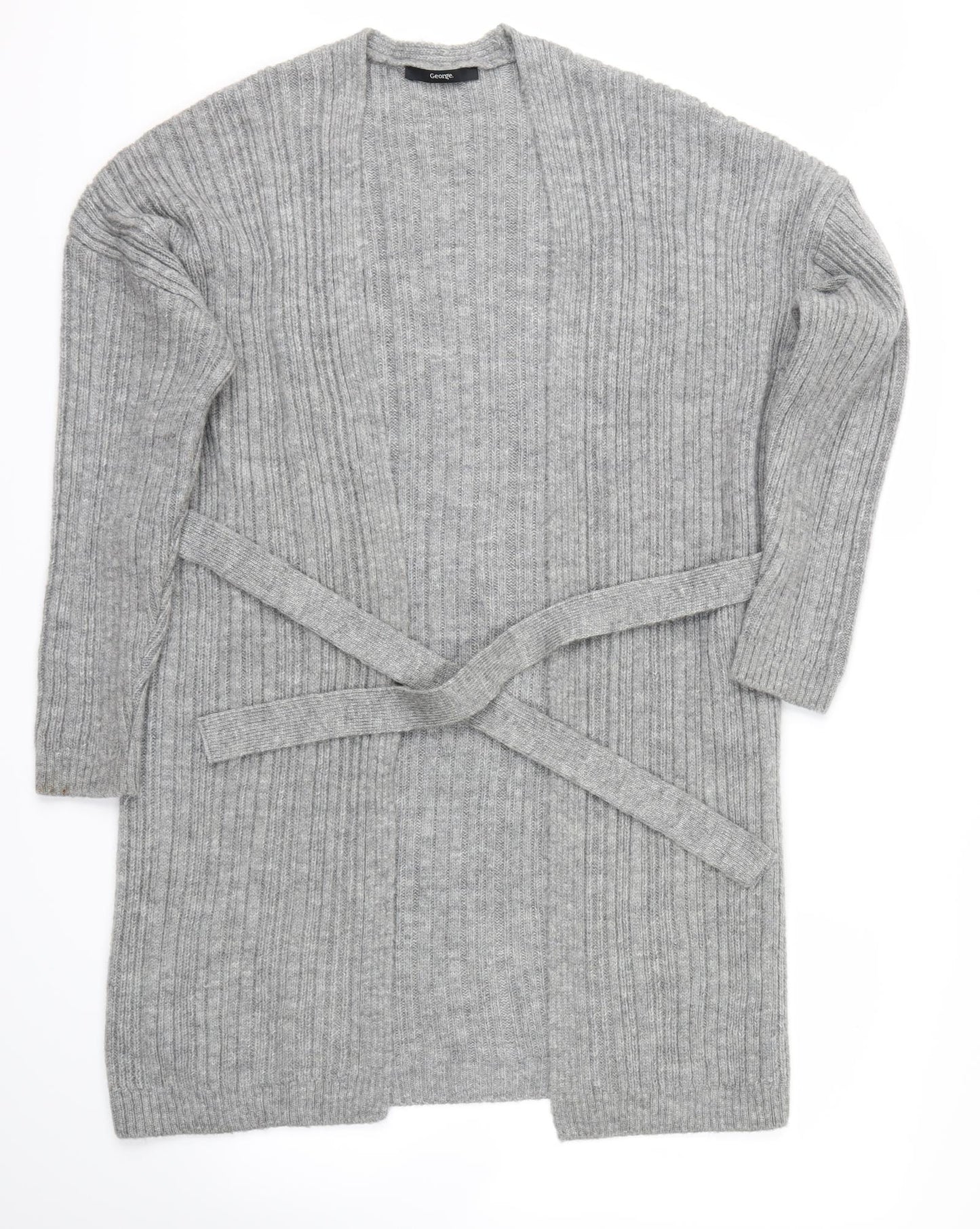 George Womens Grey   Cardigan Jumper Size L