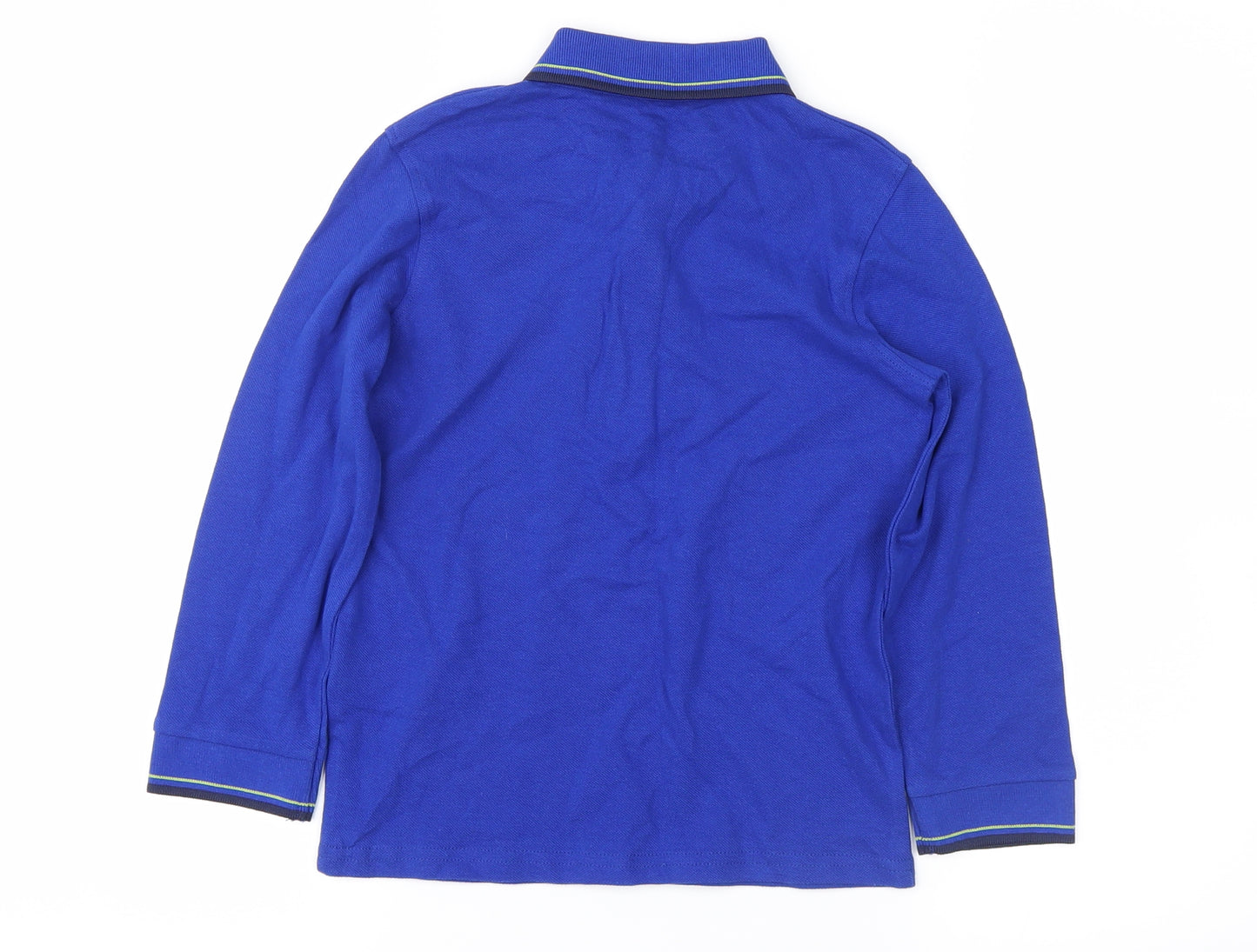 Blue Zoo Boys Blue   Basic Button-Up Size 5-6 Years  - dinosaur