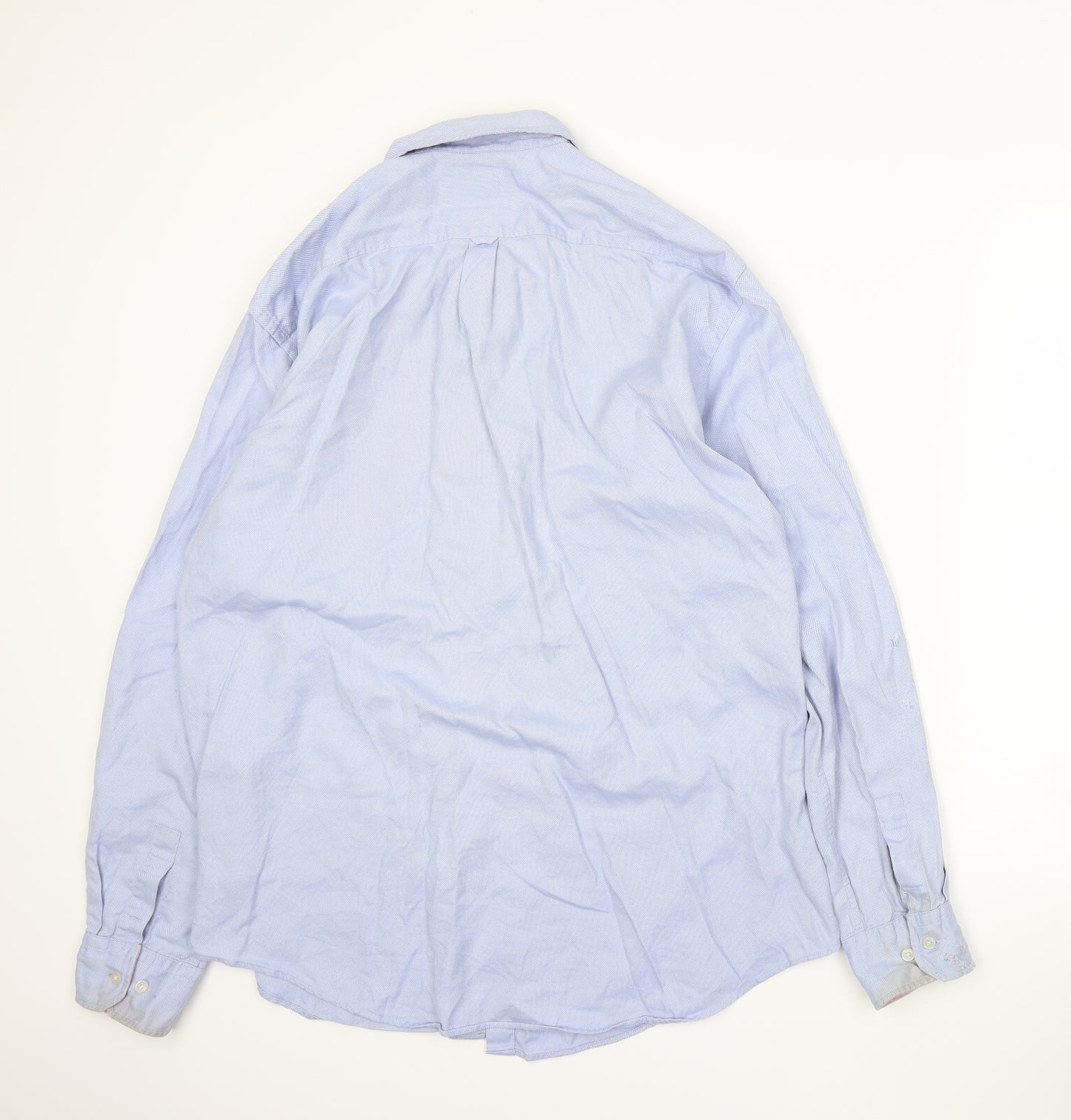 Thomas Pink Mens Blue    Dress Shirt Size L