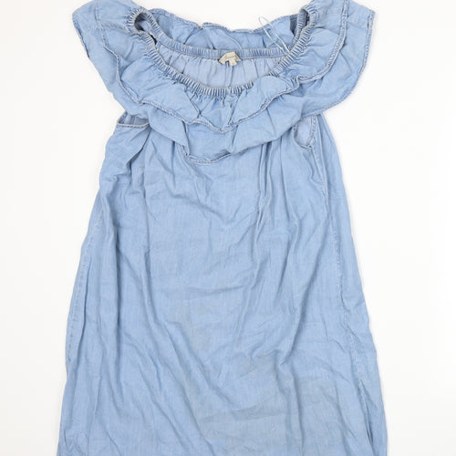 Peacocks Womens Blue   A-Line  Size 16