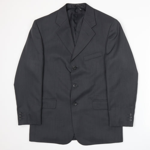 Zantos Mens Grey   Jacket Suit Jacket Size M
