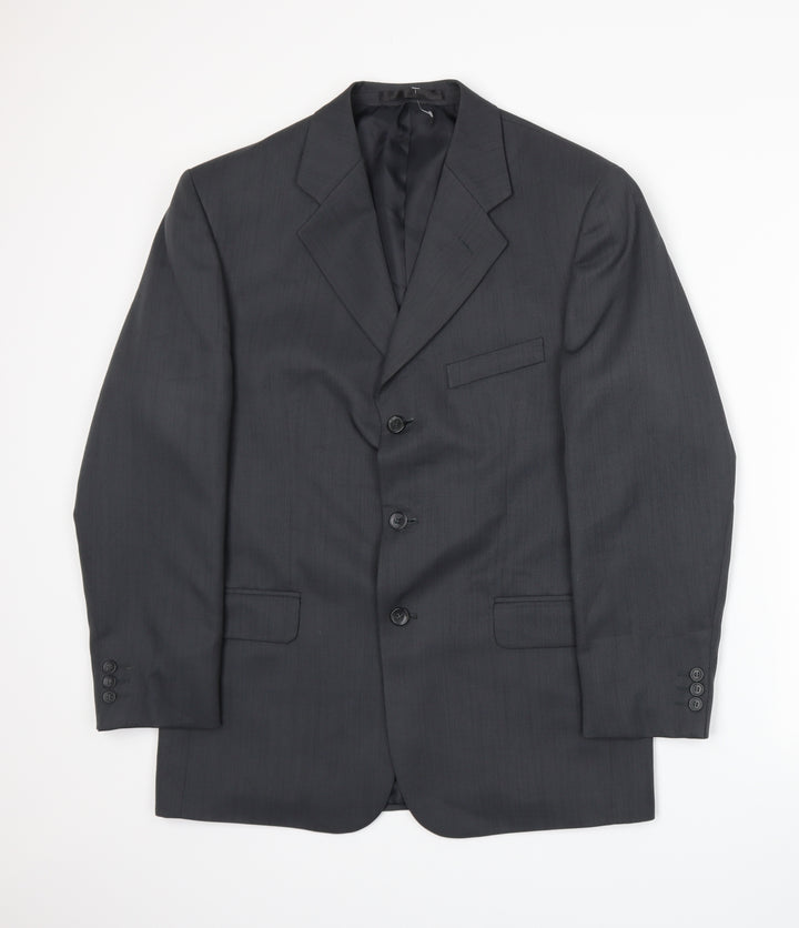 Zantos Mens Grey   Jacket Suit Jacket Size M