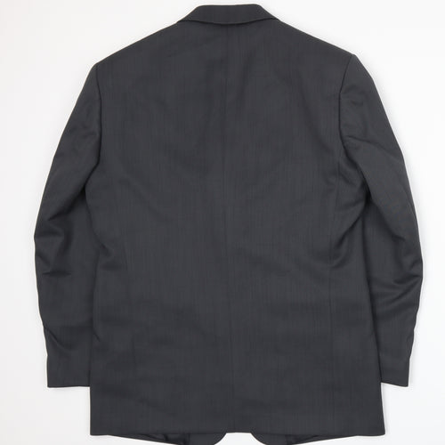 Zantos Mens Grey   Jacket Suit Jacket Size M