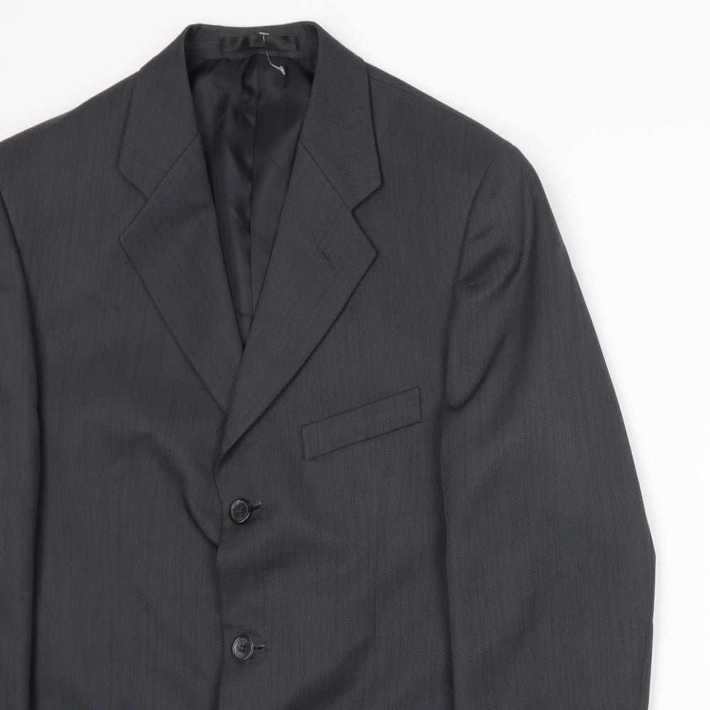 Zantos Mens Grey   Jacket Suit Jacket Size M