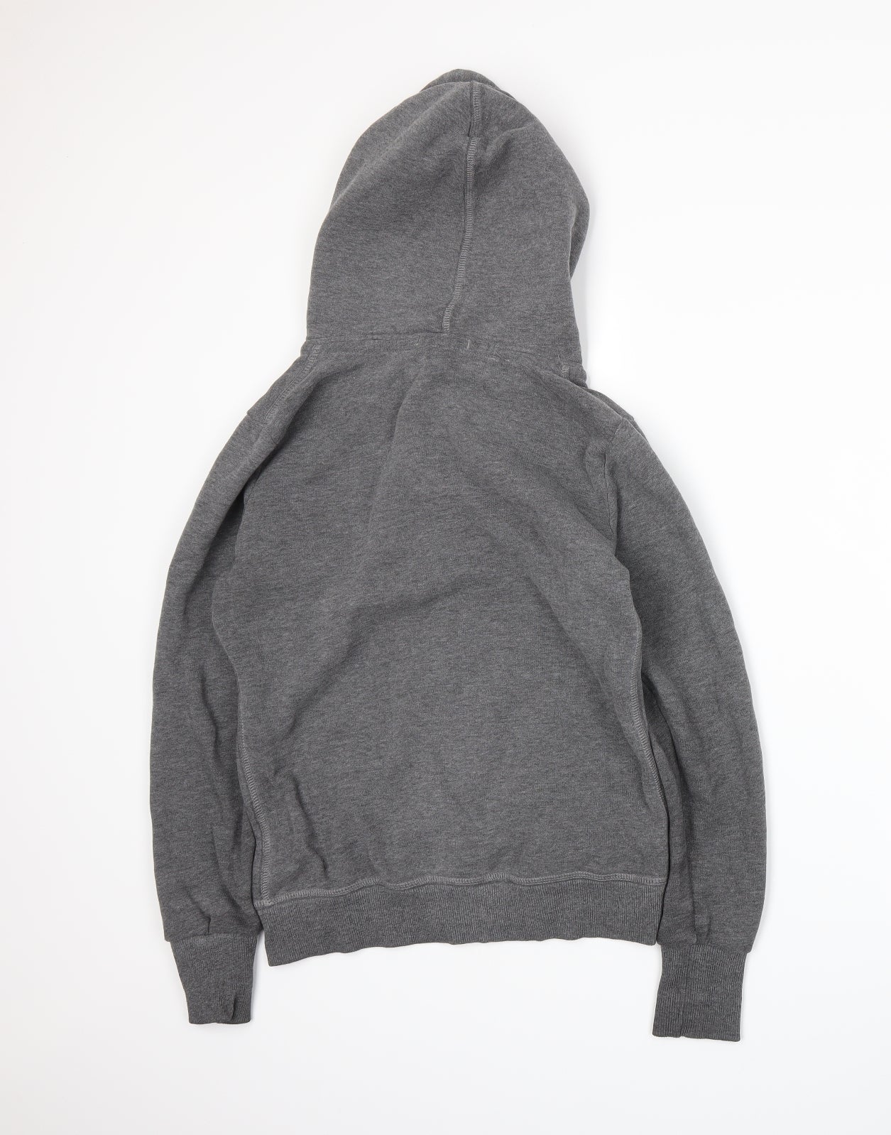 Superdry Mens Grey  Jersey Full Zip Hoodie Size M