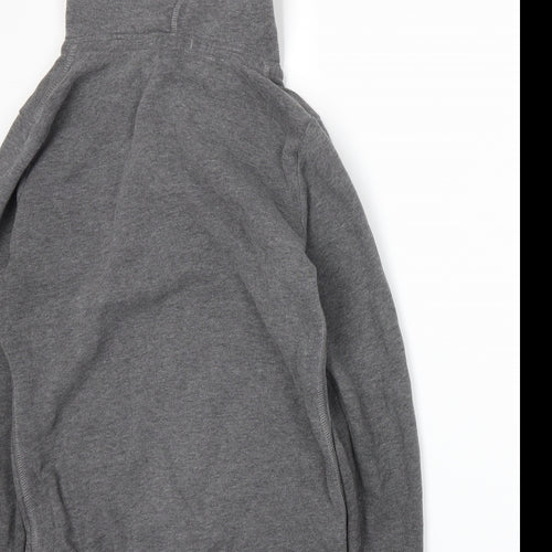 Superdry Mens Grey  Jersey Full Zip Hoodie Size M