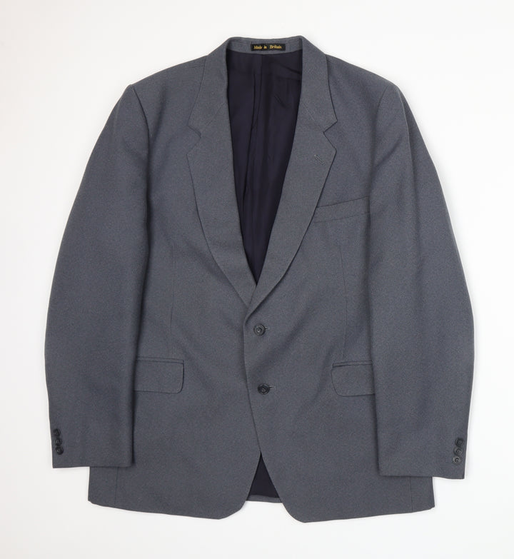 Dunn & Co Mens Grey Jacket Suit Jacket Size XL