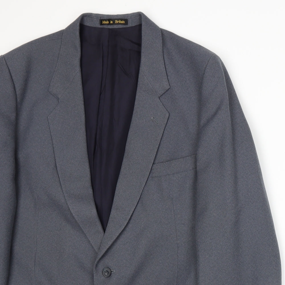 Dunn & Co Mens Grey   Jacket Suit Jacket Size XL