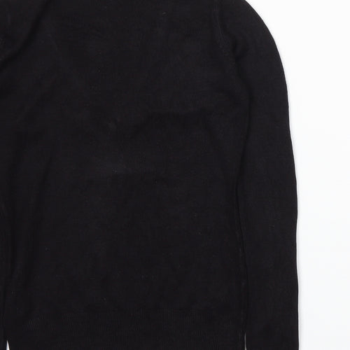 MK One Womens Black  Knit Pullover Jumper Size S