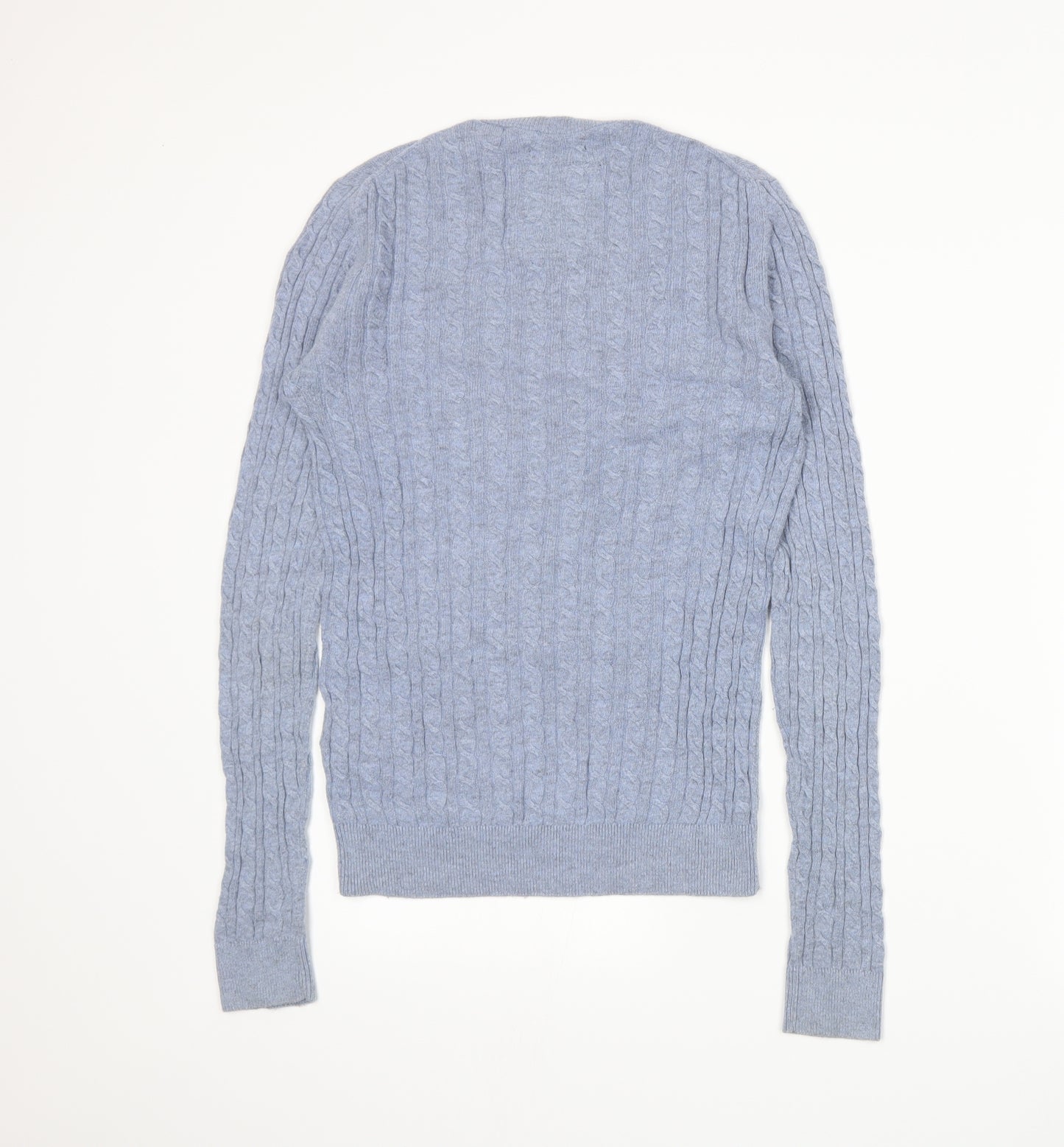 Superdry Mens Blue  Knit Pullover Jumper Size XS