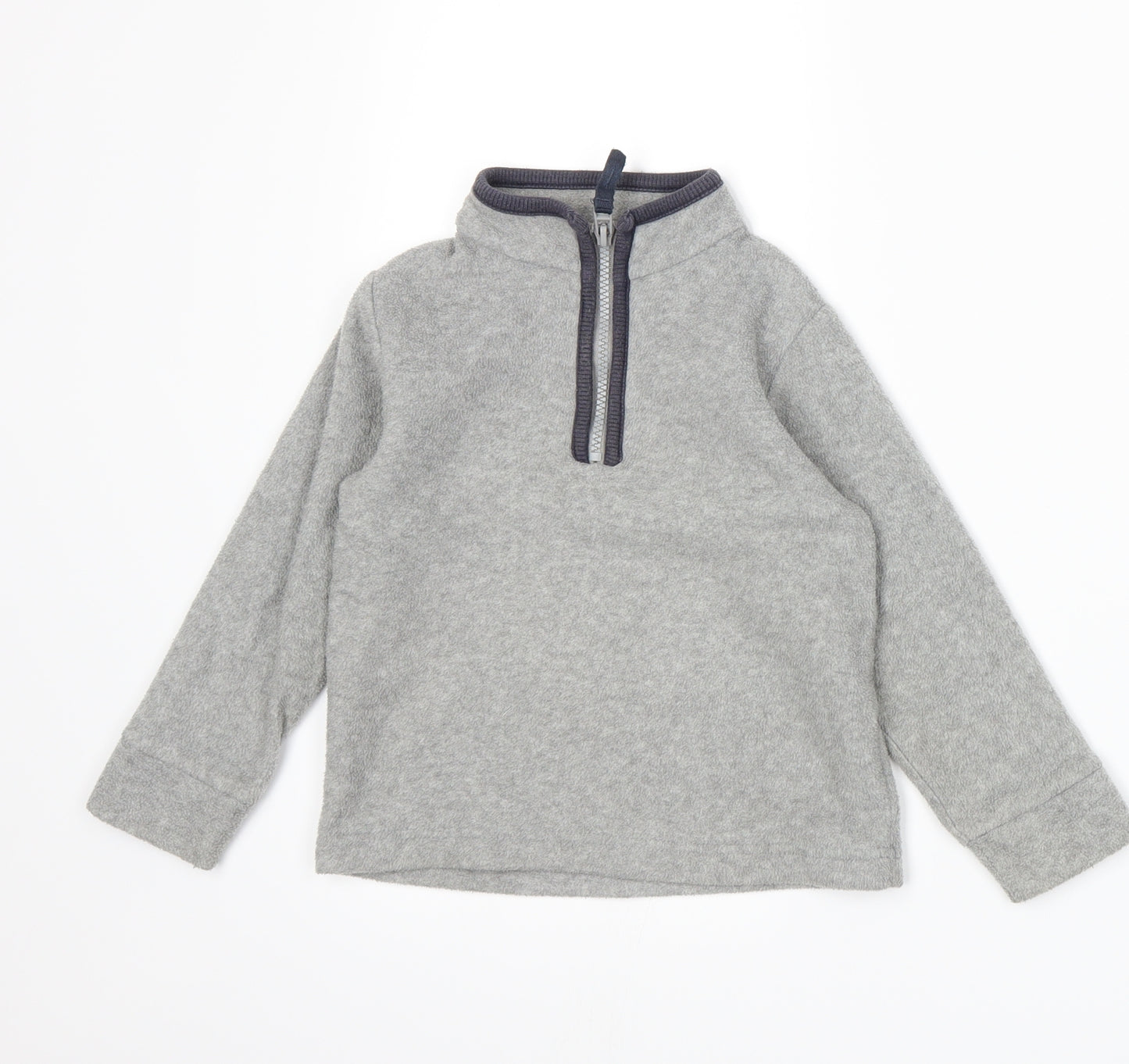 Marks and Spencer Boys Grey   Henley Sweatshirt Size 3-4 Years
