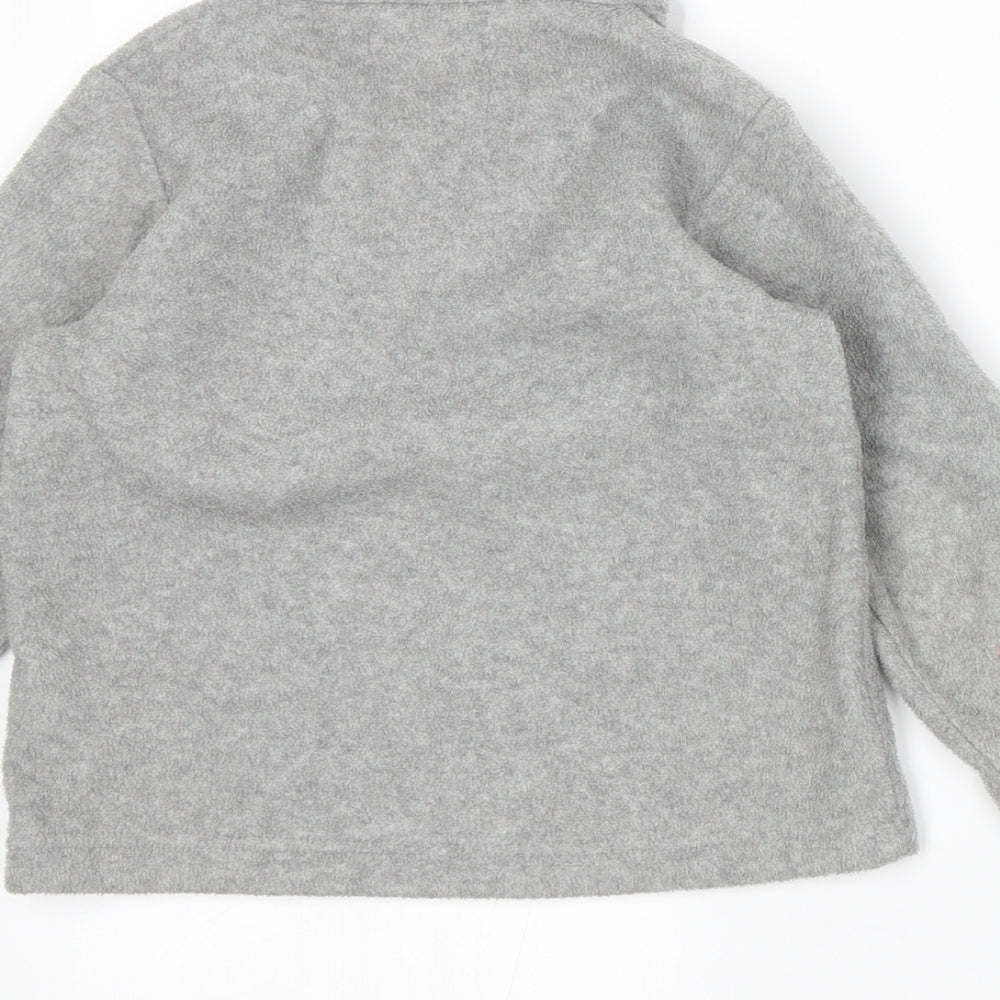 Marks and Spencer Boys Grey   Henley Sweatshirt Size 3-4 Years