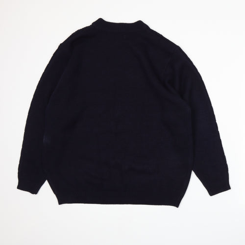Classics Womens Blue  Knit Pullover Jumper Size 16