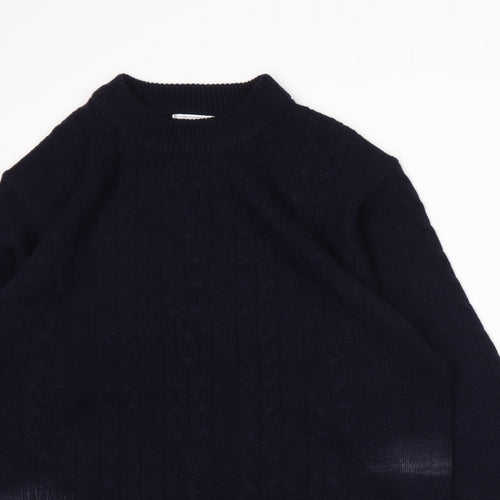 Classics Womens Blue  Knit Pullover Jumper Size 16