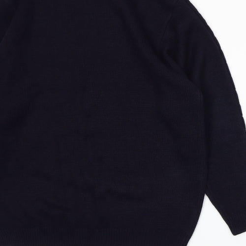 Classics Womens Blue  Knit Pullover Jumper Size 16