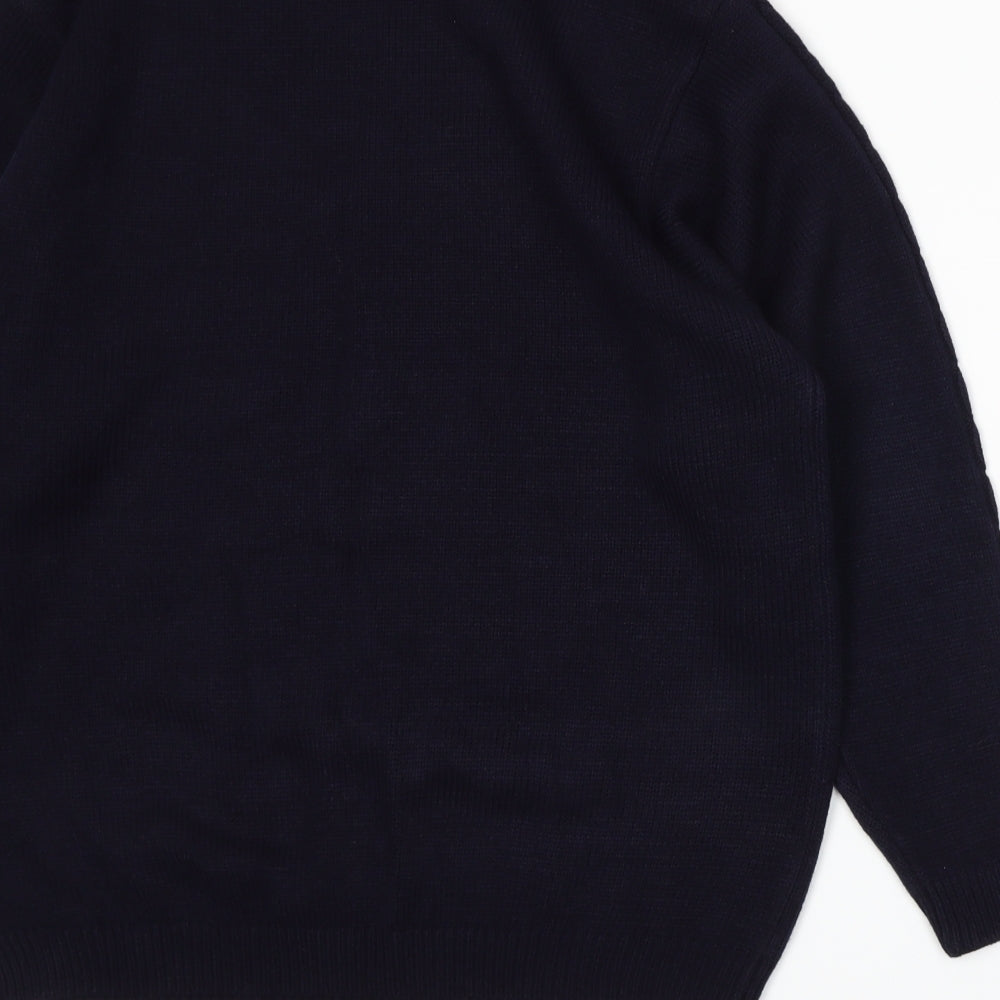 Classics Womens Blue  Knit Pullover Jumper Size 16