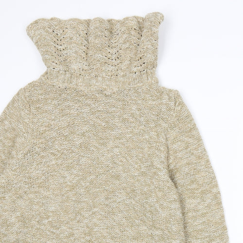 Per Una Womens Beige  Knit Pullover Jumper Size XL