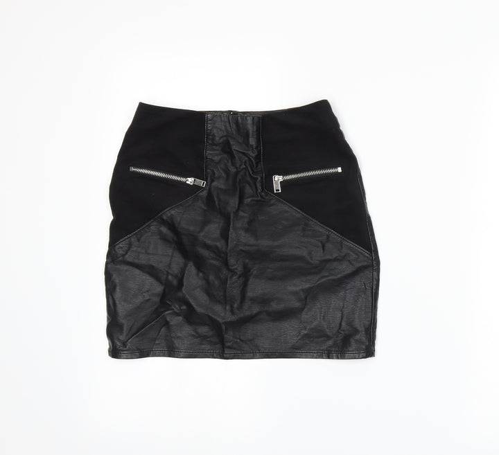 Divided by H&M Womens Black A-Line Skirt Size 6