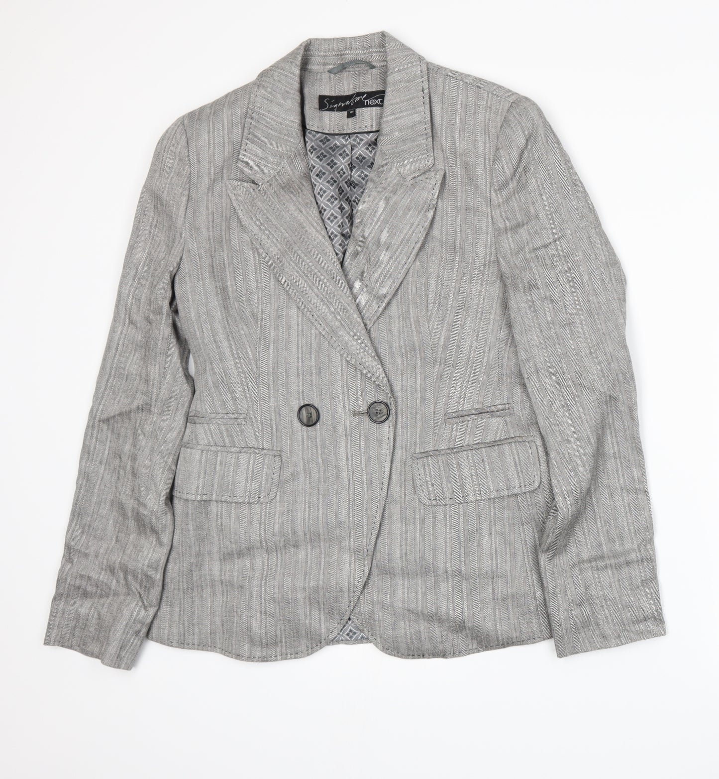 NEXT Womens Grey   Jacket Suit Jacket Size 10