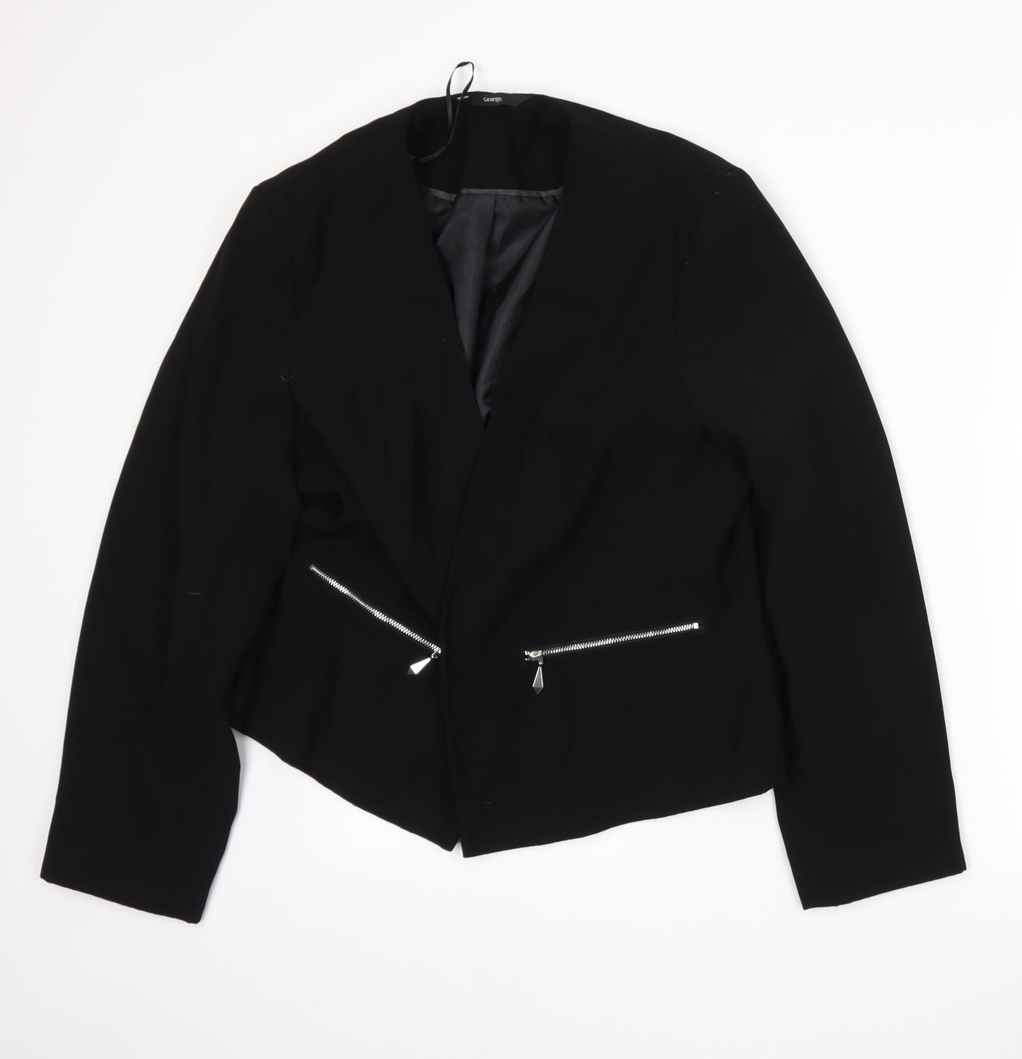 George Womens Black   Jacket Suit Jacket Size 18
