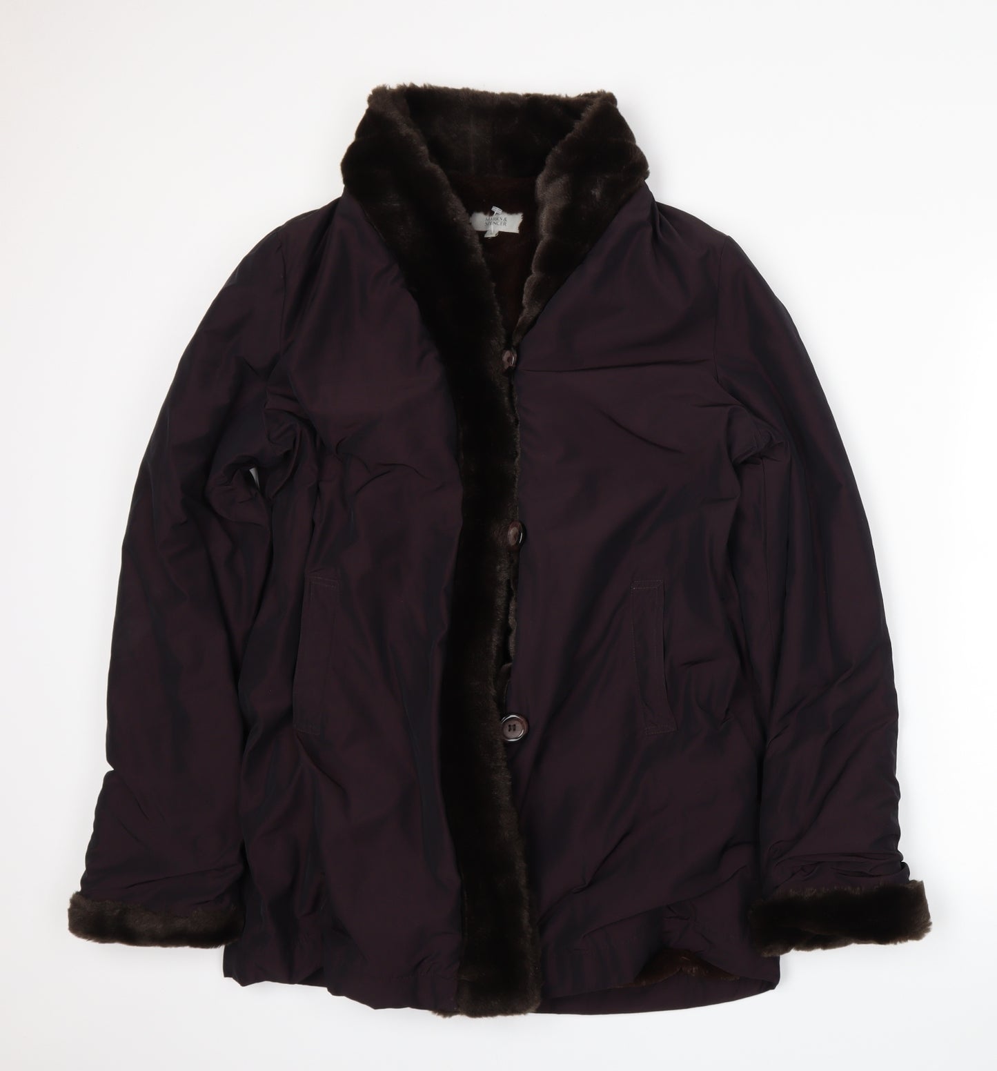 Marks and Spencer Womens Purple   Jacket  Size 16