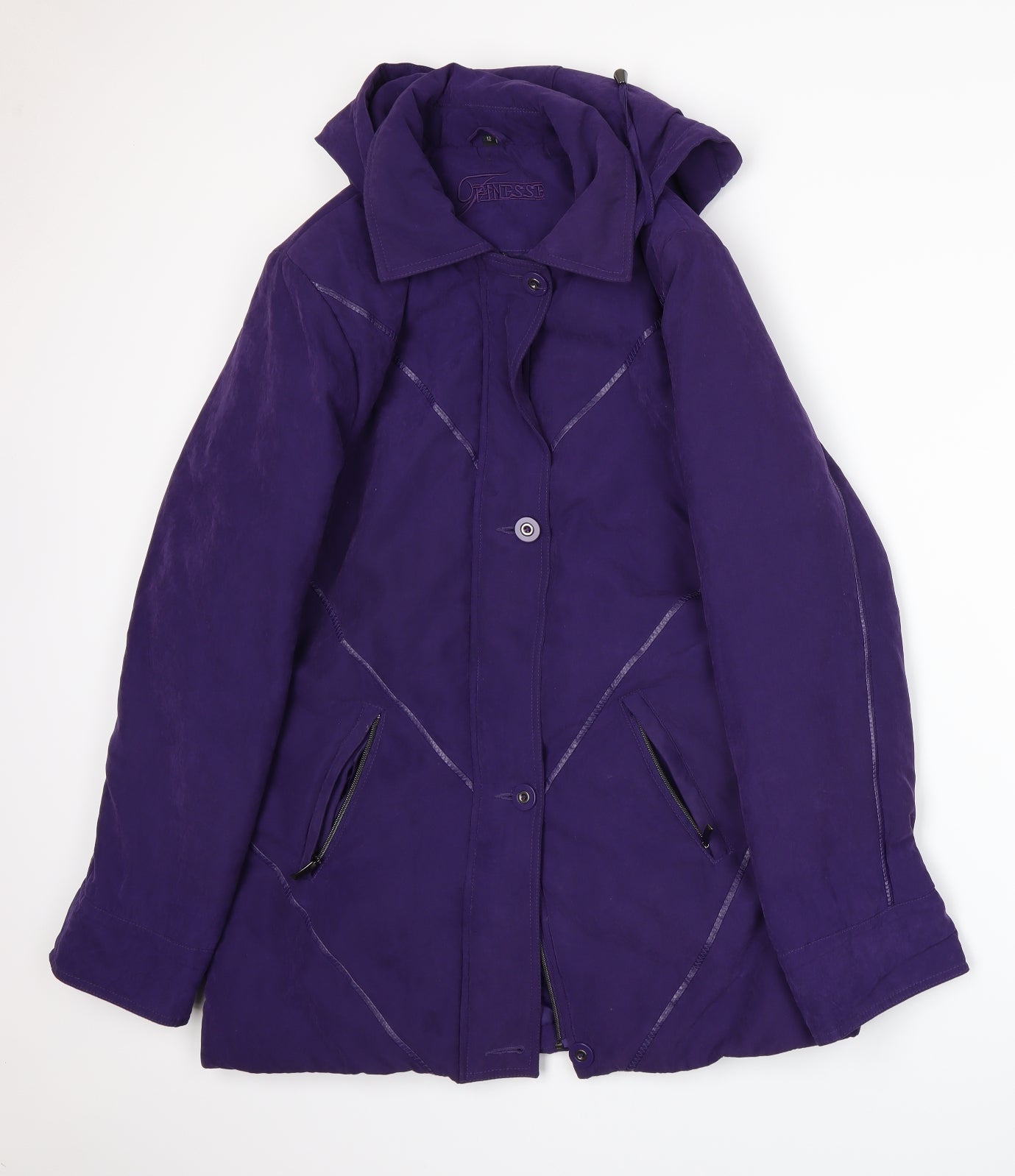 Finesse Womens Purple   Jacket  Size 12