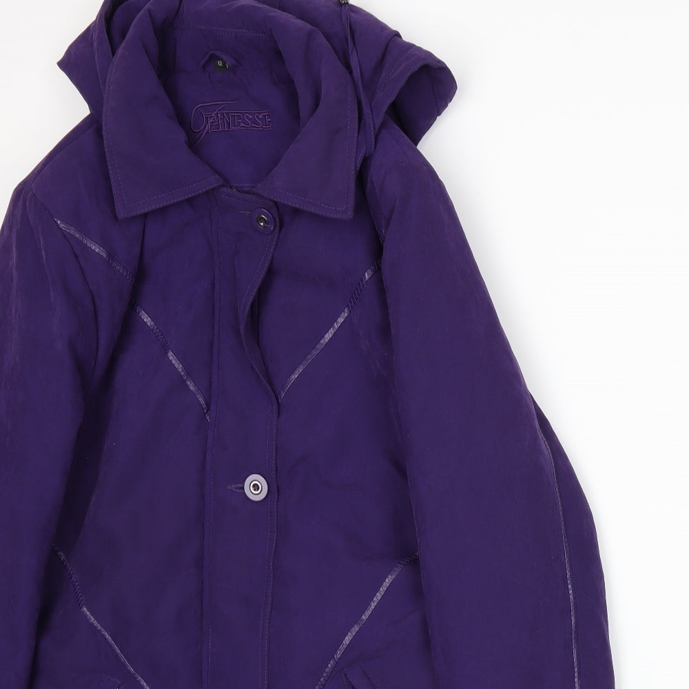 Finesse Womens Purple   Jacket  Size 12
