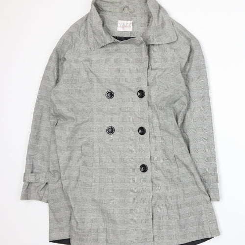 Yazz Womens Grey   Jacket Suit Jacket Size 16