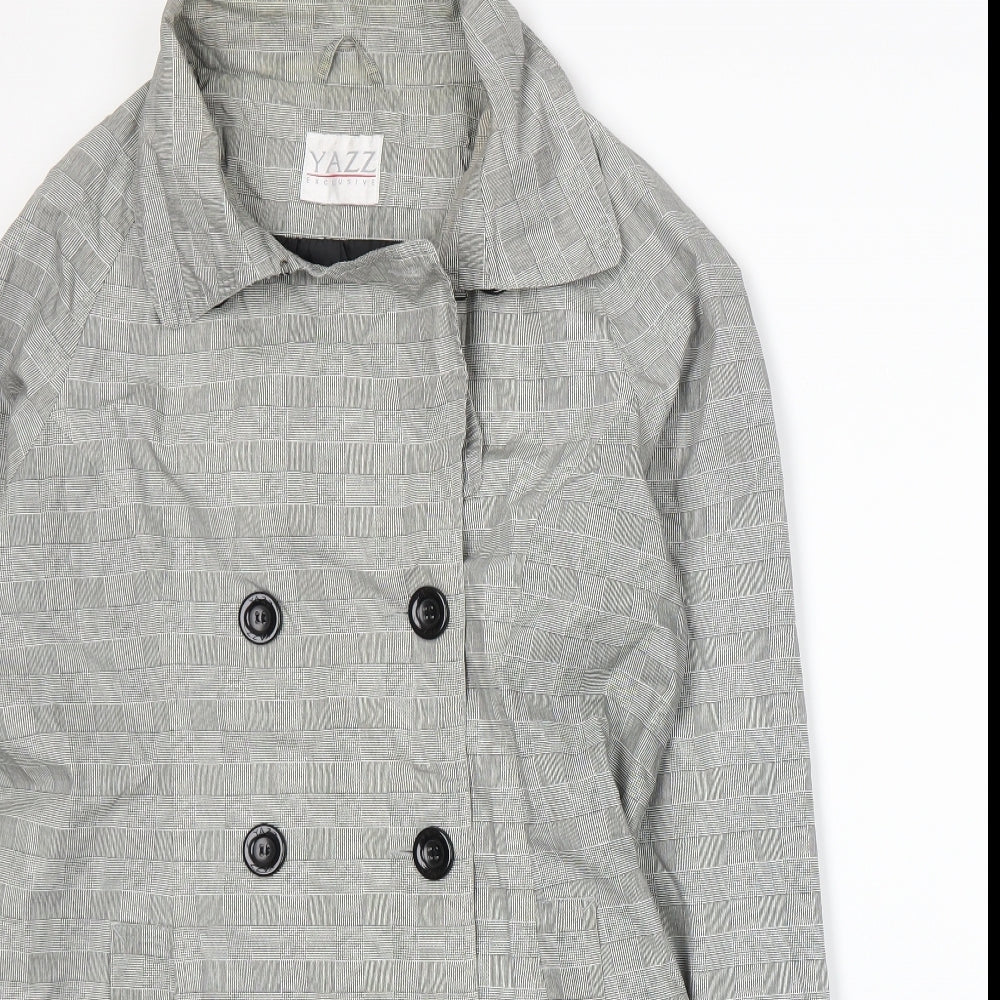 Yazz Womens Grey   Jacket Suit Jacket Size 16