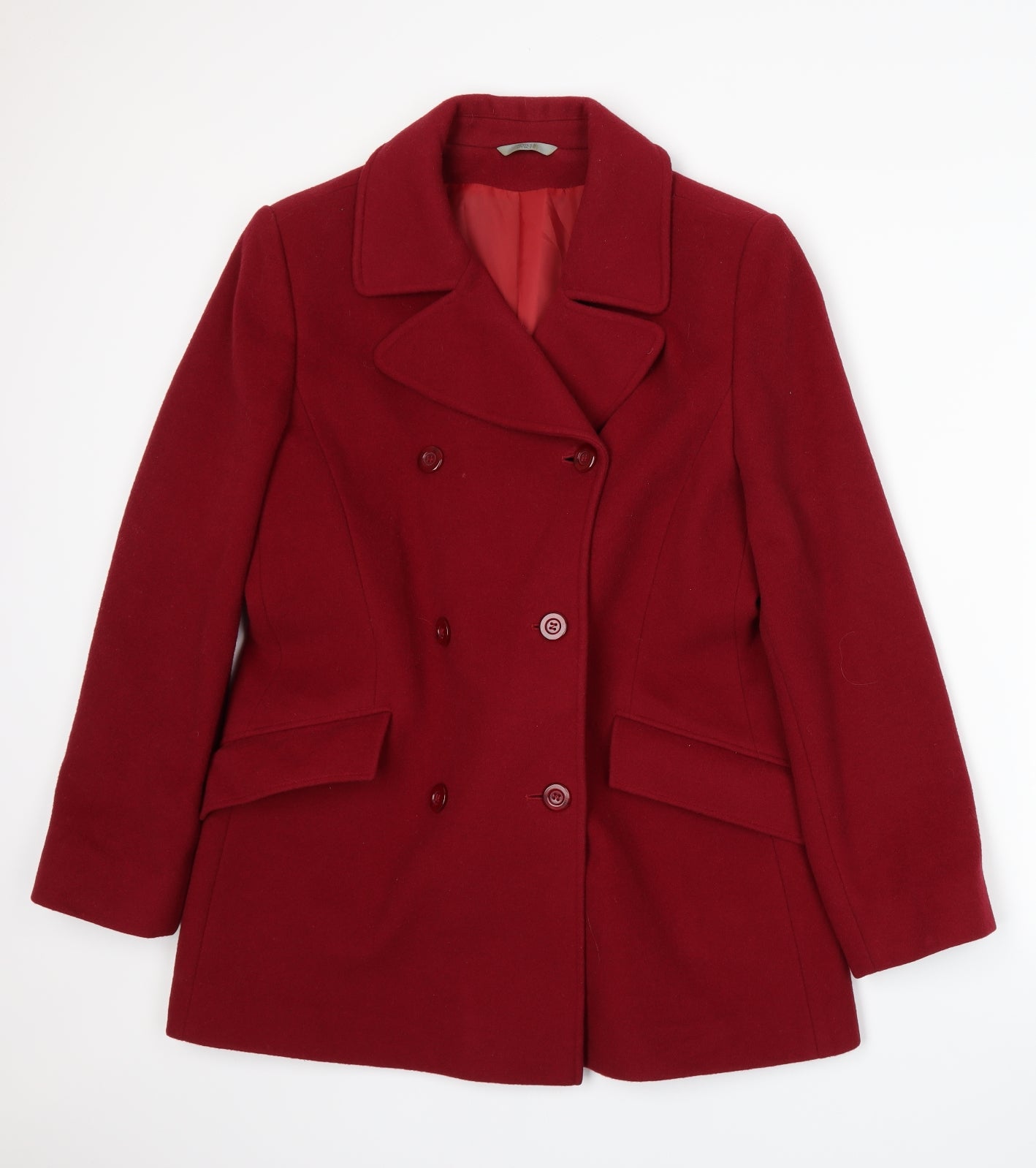 Marks and Spencer Womens Red   Jacket  Size 14
