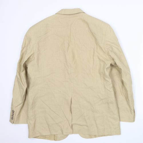 Marks and Spencer Mens Beige   Jacket Suit Jacket Size L