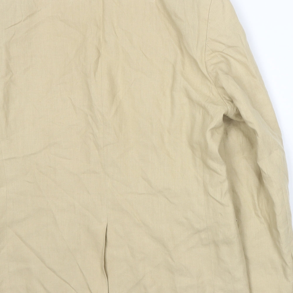 Marks and Spencer Mens Beige   Jacket Suit Jacket Size L
