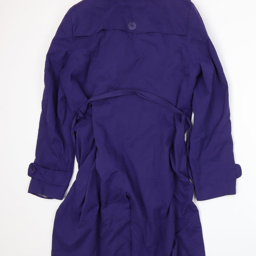 Debenhams Womens Purple   Overcoat Jacket Size 16