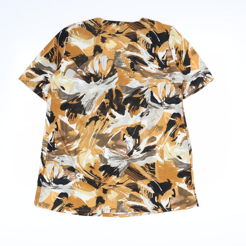 Panache Womens Multicoloured Camouflage  Basic T-Shirt Size 20