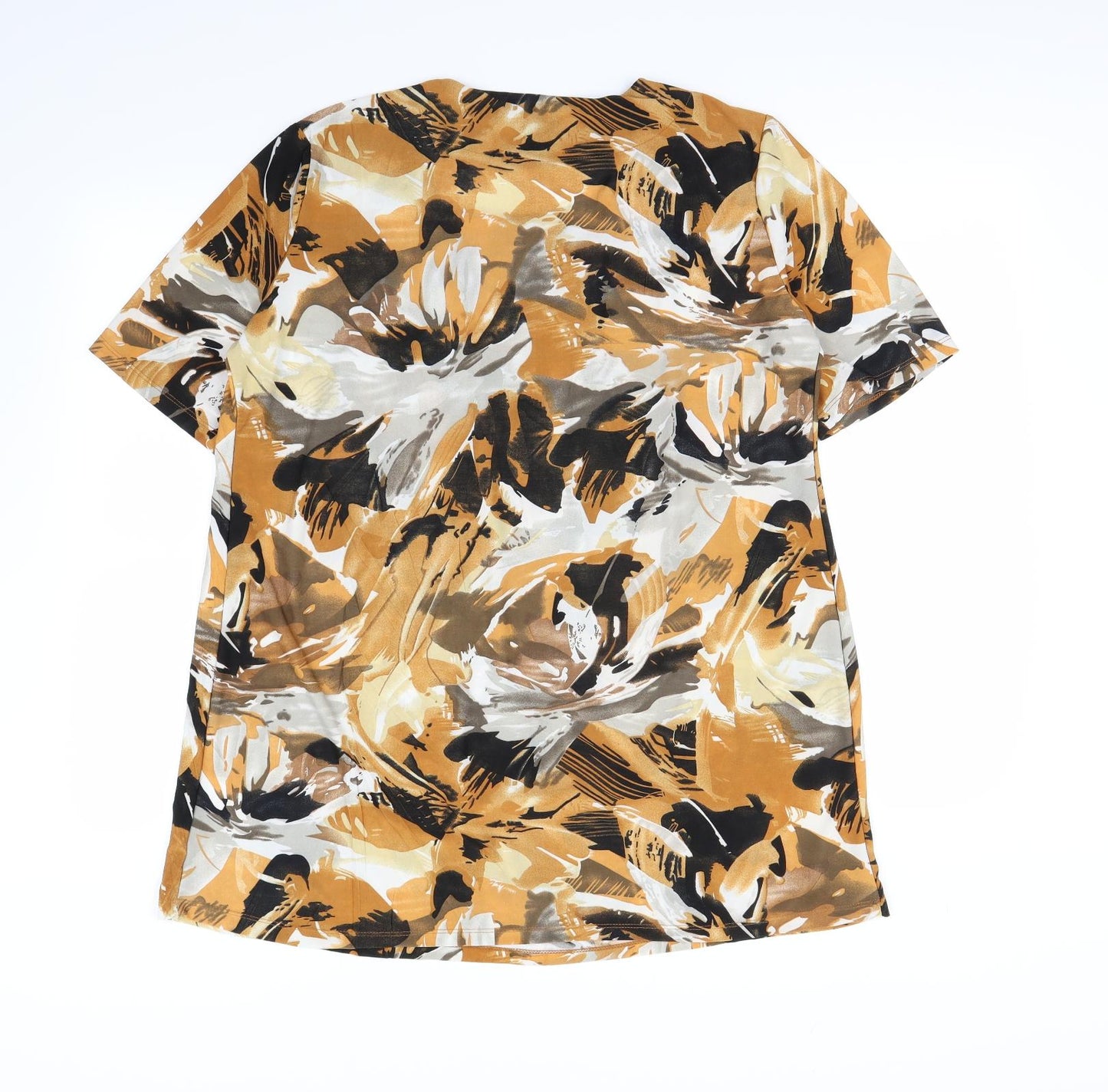 Panache Womens Multicoloured Camouflage  Basic T-Shirt Size 20