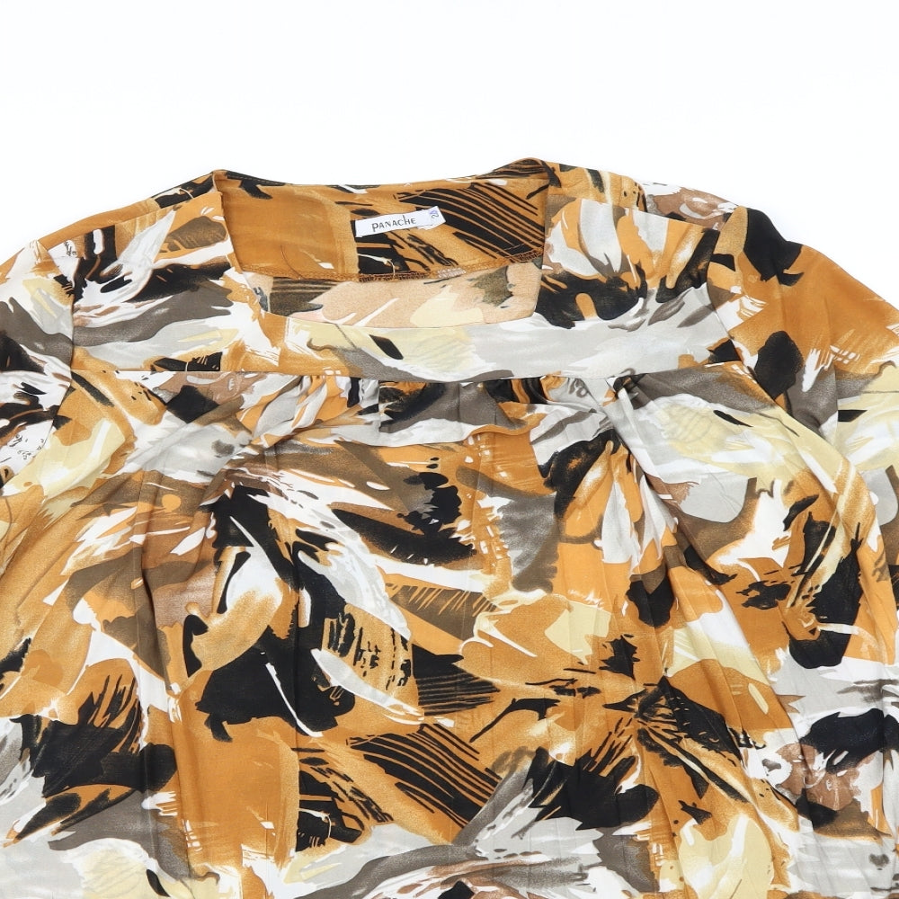 Panache Womens Multicoloured Camouflage  Basic T-Shirt Size 20