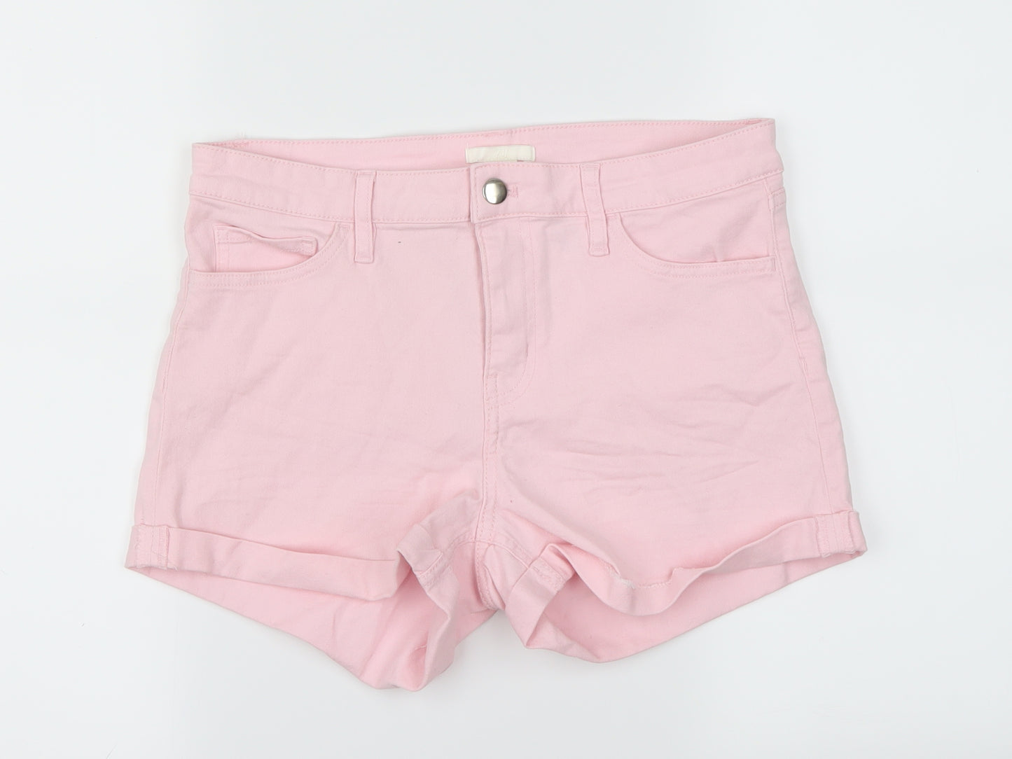 H&M Womens Pink   Culotte Shorts Size 8