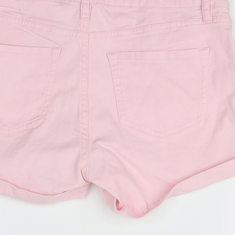 H&M Womens Pink   Culotte Shorts Size 8
