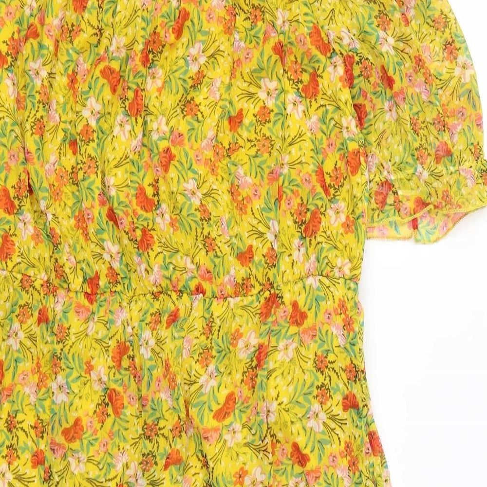 Papaya  Womens Multicoloured Floral  Kaftan  Size 14