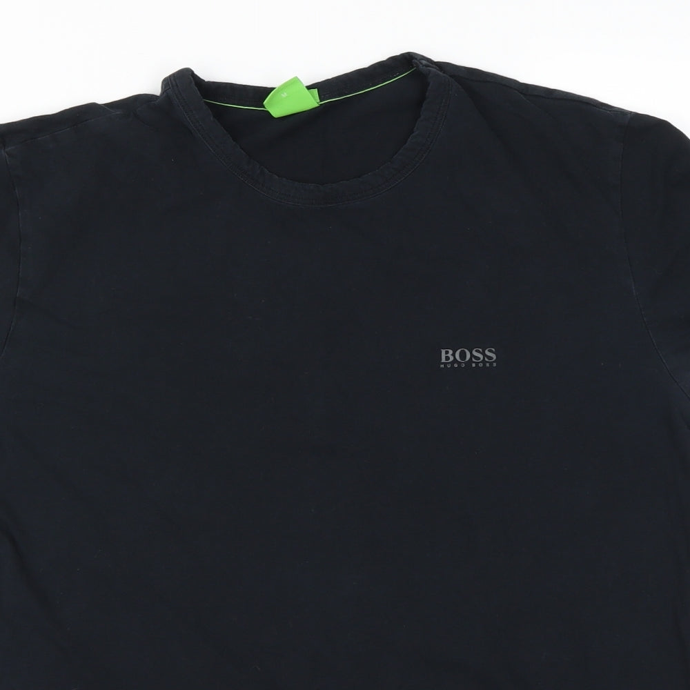 HUGO BOSS Mens Black    T-Shirt Size M