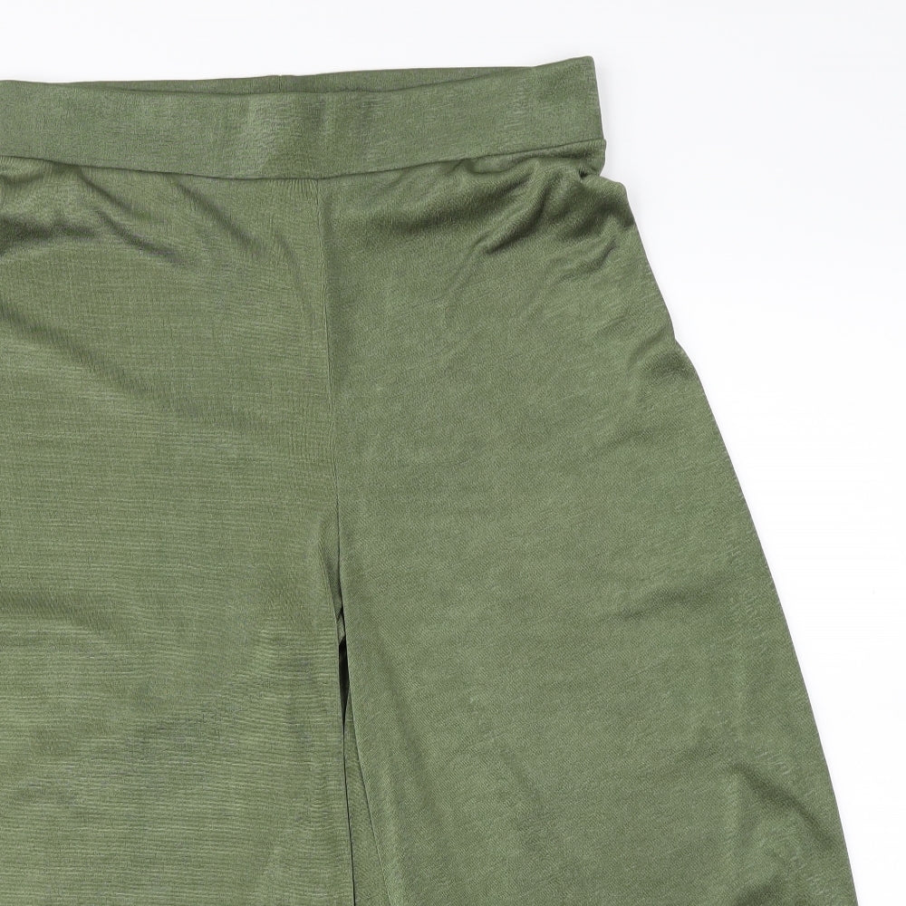 Papaya  Womens Green   Cropped Trousers Size 12 L20 in