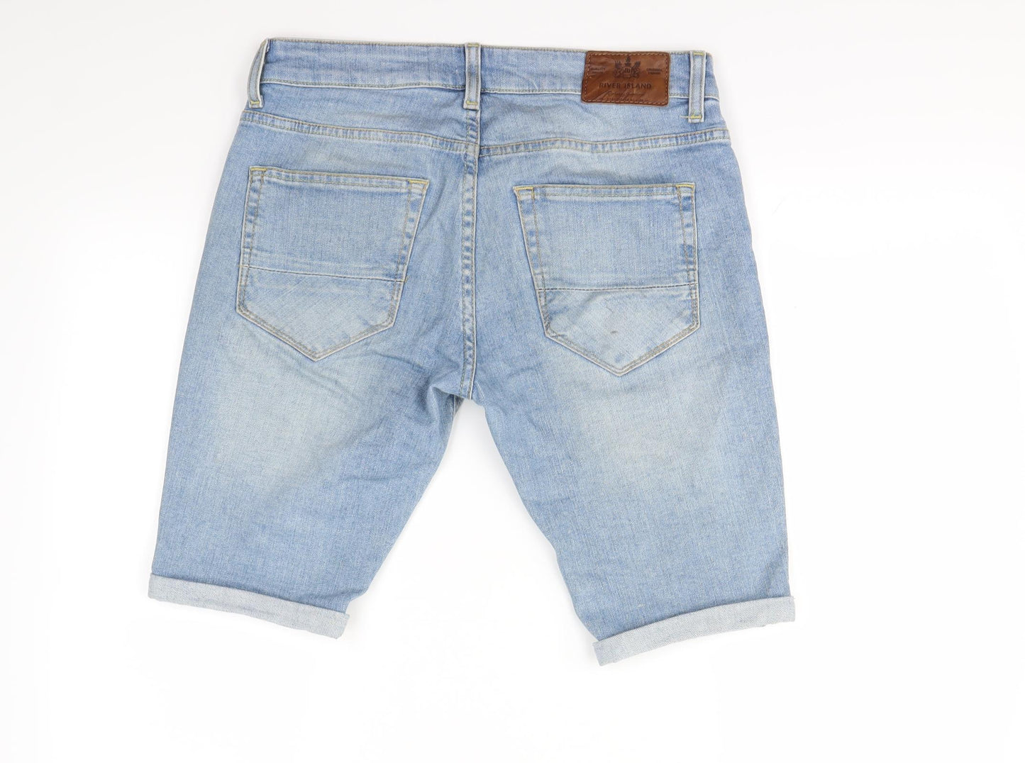 River Island  Mens Blue   Cargo Shorts Size S