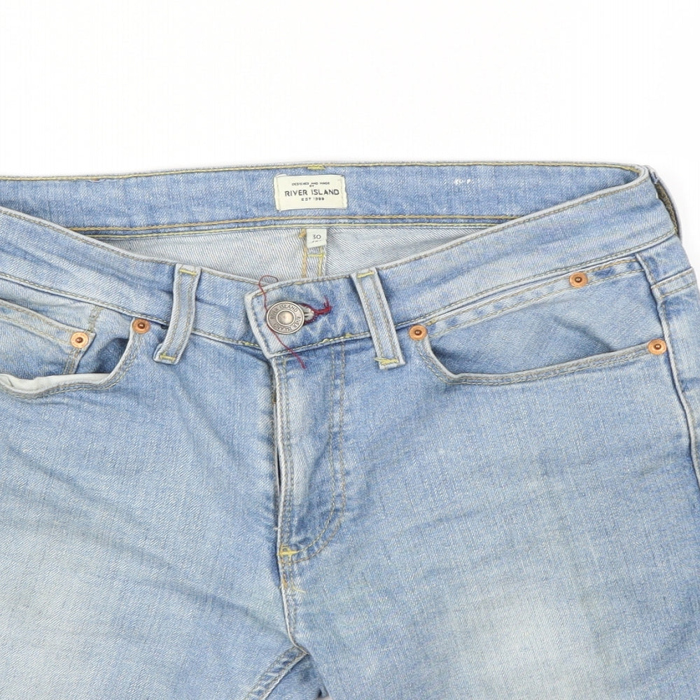 River Island  Mens Blue   Cargo Shorts Size S