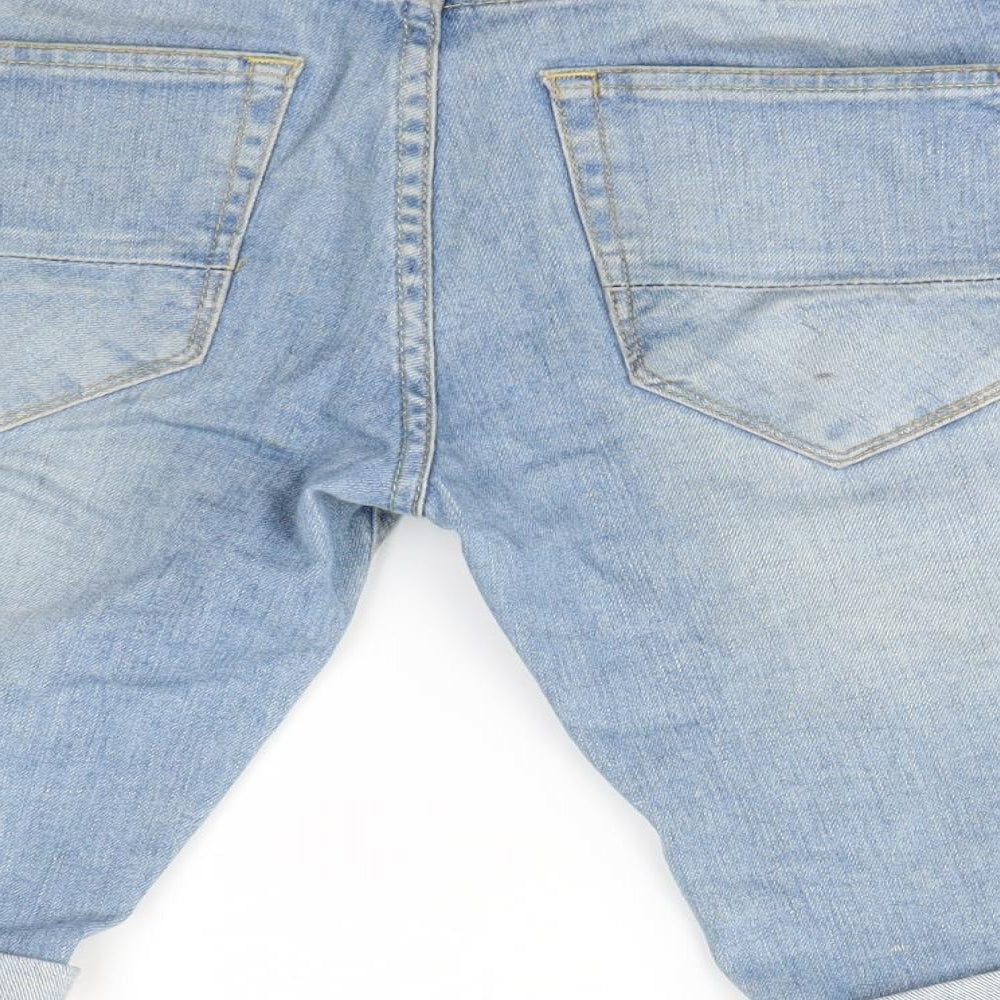 River Island  Mens Blue   Cargo Shorts Size S