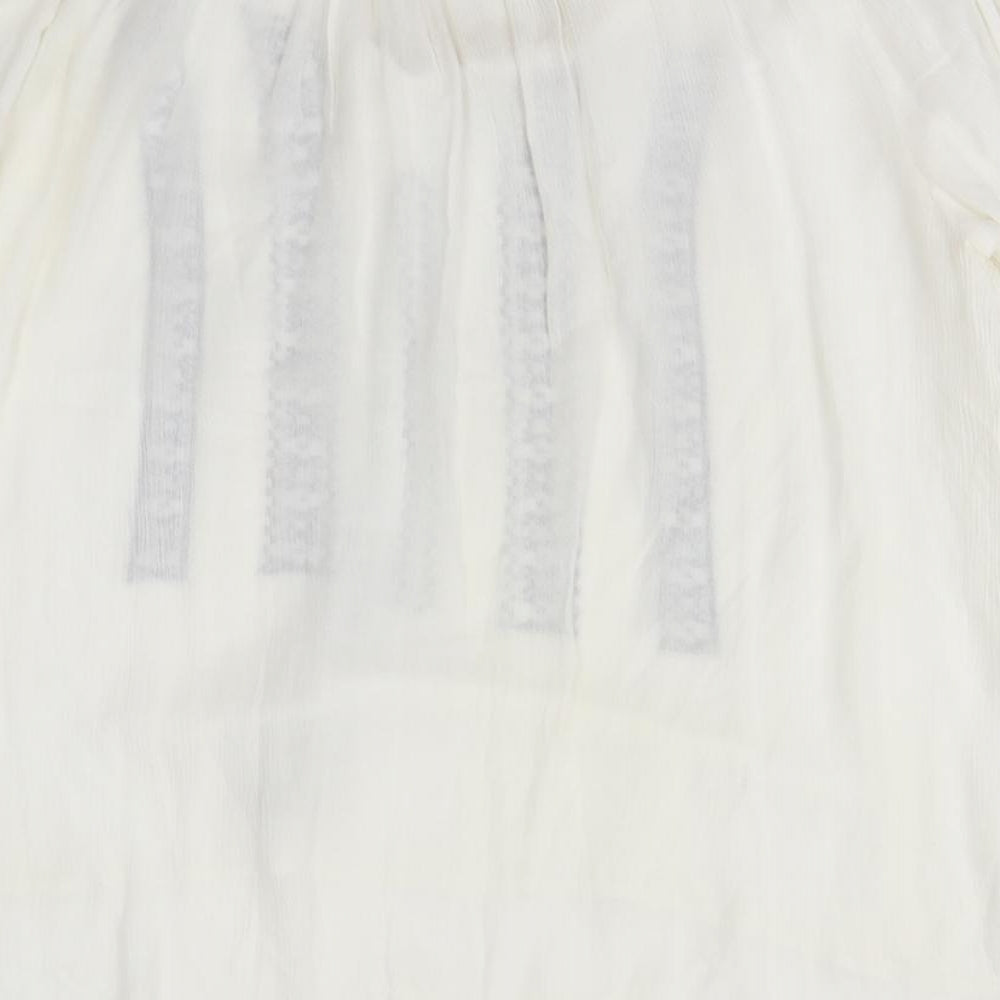 Papaya  Womens White   Tunic Blouse Size 12