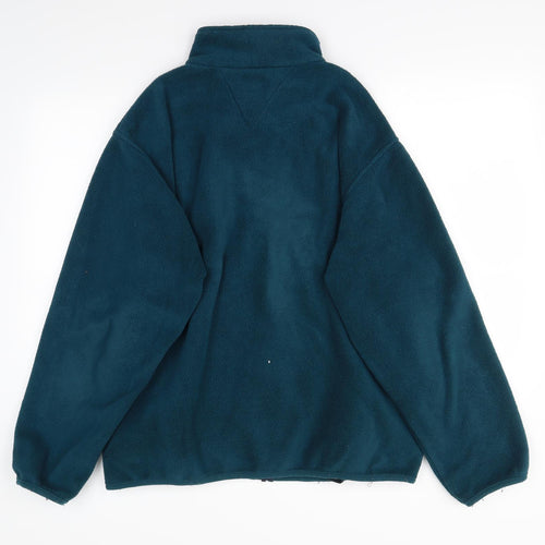 Lands end Mens Green   Full Zip Jumper Size M