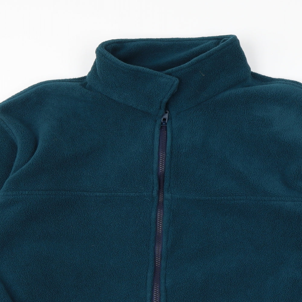 Lands end Mens Green   Full Zip Jumper Size M