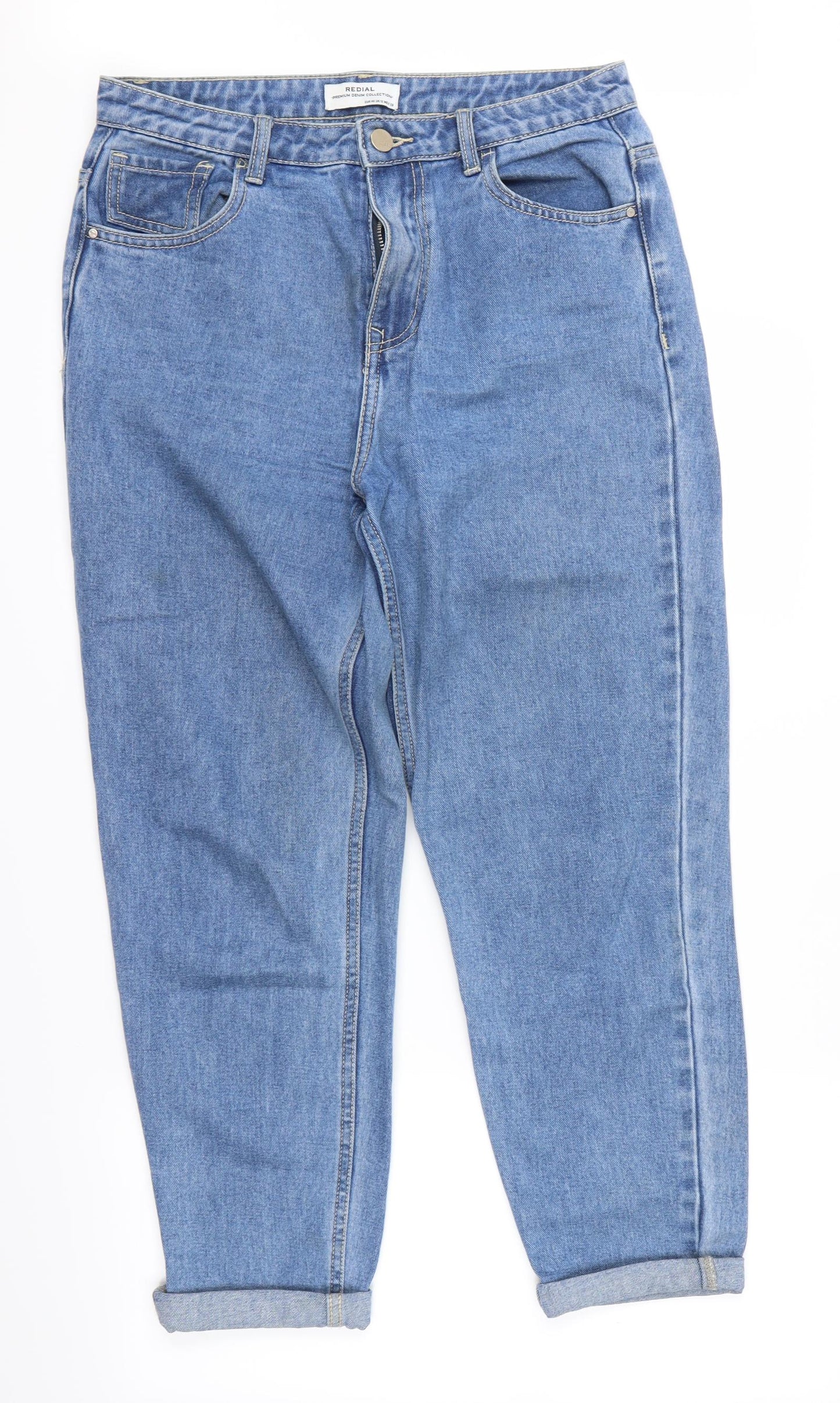 Redial Womens Blue   Bootcut Jeans Size 12 L24 in