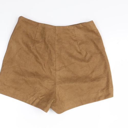 H&M Womens Beige   Cut-Off Shorts Size 6