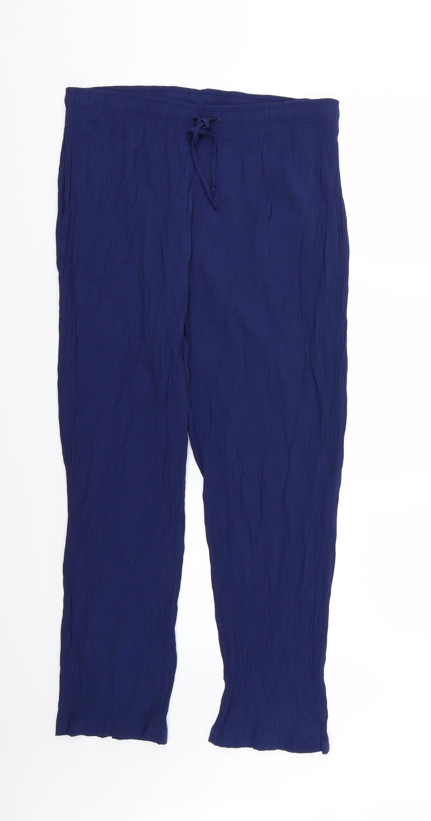 Damart Womens Blue   Trousers  Size 18 L27 in